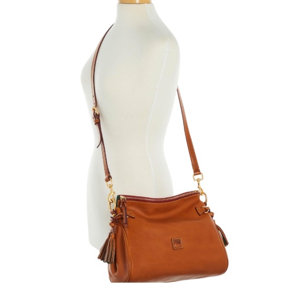 Dooney&Bourke Florentine Leather Medium Zip Crossbody - Picture 1 of 12